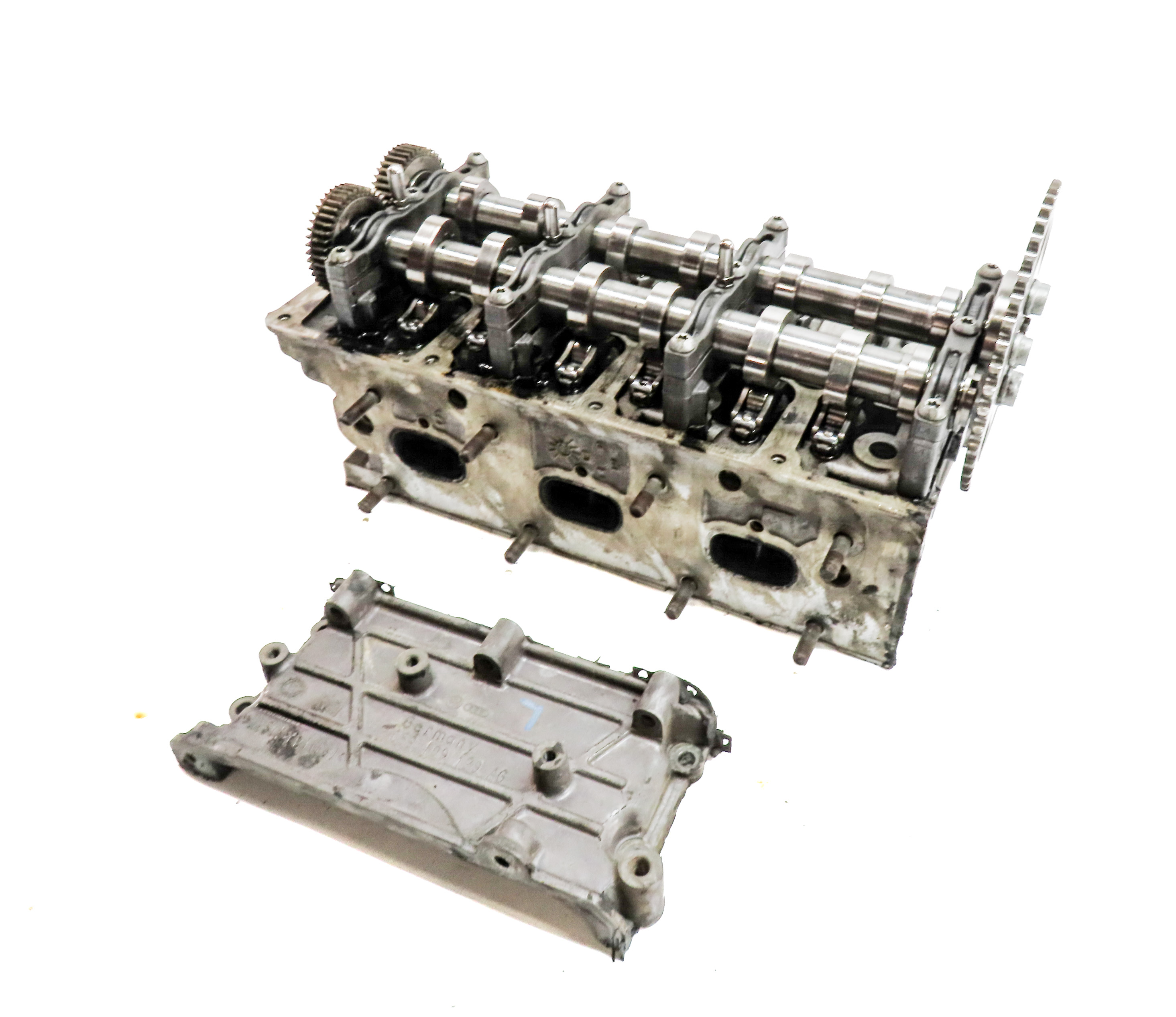 2013-2014 VW TOUAREG / AUDI Q7 (4L) 3.0L CNRB TDI DIESEL LEFT CYLINDER HEAD — exact item pictured